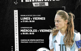 Imagen de F&uacute;tbol femenino en Uni&oacute;n.