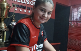 Imagen de Guadalupe Ceraldi, firm&oacute; con N.O.B. para jugar la Liga Rosarina.