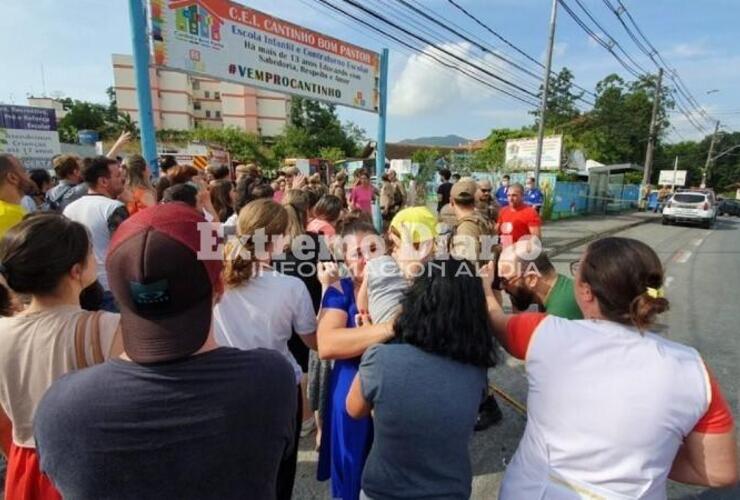 Imagen de Horror en Brasil: atacó con un hacha un jardín de infantes y mató a cuatro niños