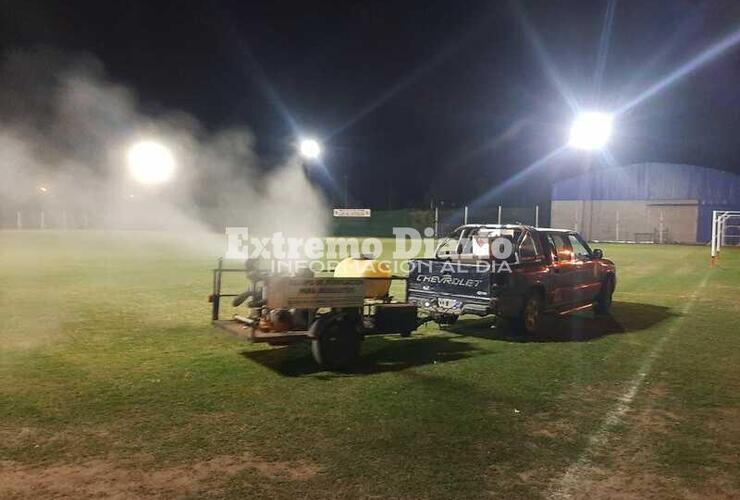 Imagen de La Municipalidad contin&uacute;a fumigando en diferentes espacios de la ciudad