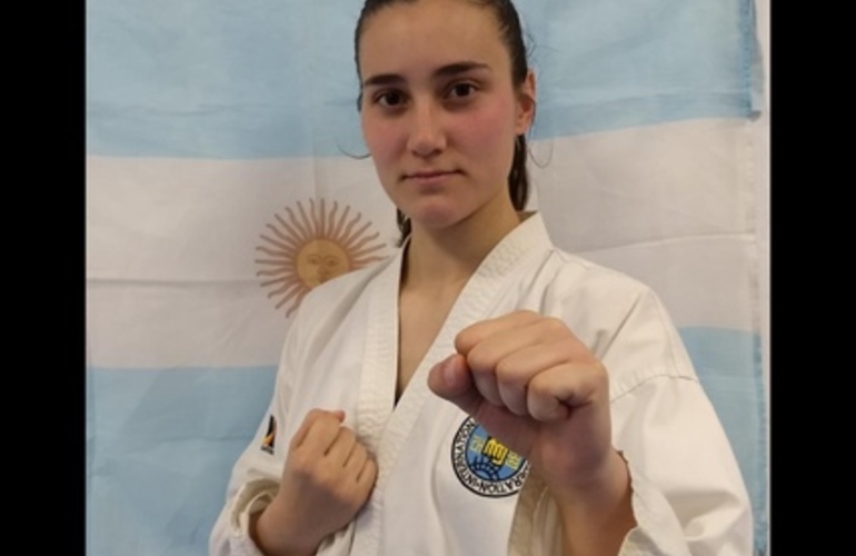 Imagen de Lucila Coletta, clasificó al Campeonato Mundial de Kazajistán 2023.