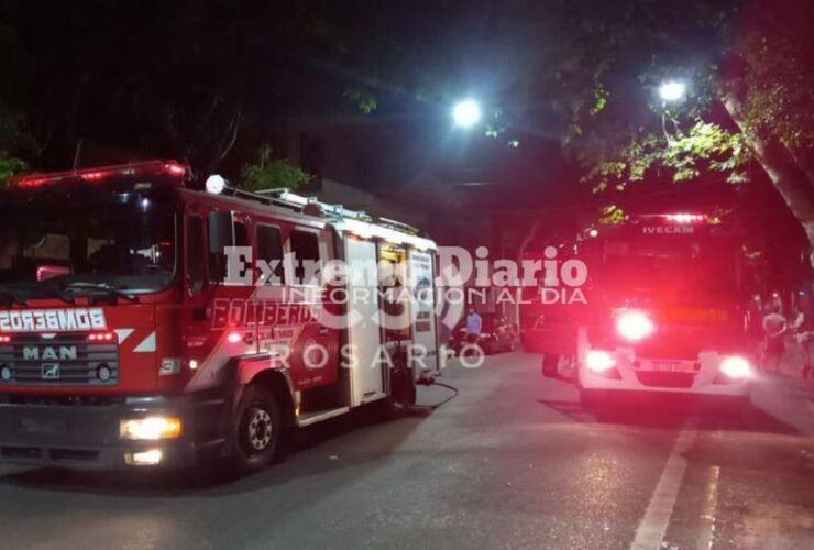 Imagen de Se prendió fuego el depósito de un laboratorio Imagen de Se prendió fuego el depósito de un laboratorio
