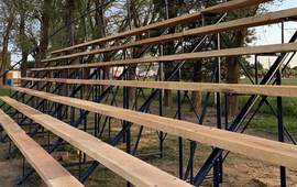 Imagen de Nuevas tribunas para el sector de f&uacute;tbol de Central Argentino.
