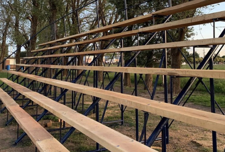 Imagen de Nuevas tribunas para el sector de fútbol de Central Argentino.