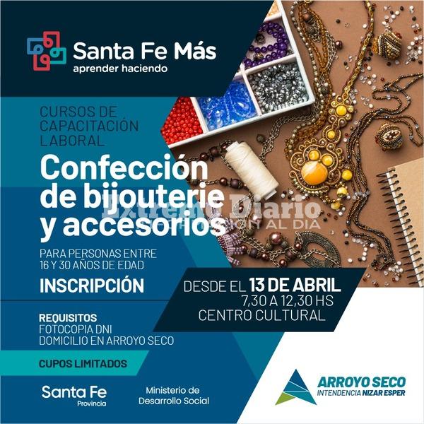 Imagen de Santa Fe M&aacute;s: Abren las inscripciones a nuevos cursos de capacitaci&oacute;n