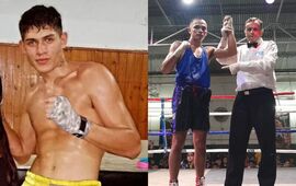 Imagen de Doble triunfo para el Hangar de Zeballos Boxing en la velada de boxeo en el Club Libertad