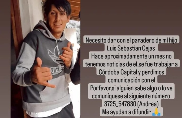 El muchacho tiene 25 a&ntilde;os.