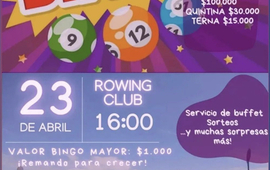 Imagen de Bingo en el Rowing Club, organizado por la Subcomisi&oacute;n de Canotaje.