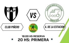 Imagen de Amigos de la Estaci&oacute;n enfrenta de visitante a Pi&ntilde;eiro por la fecha 5 de la Liga Campesina