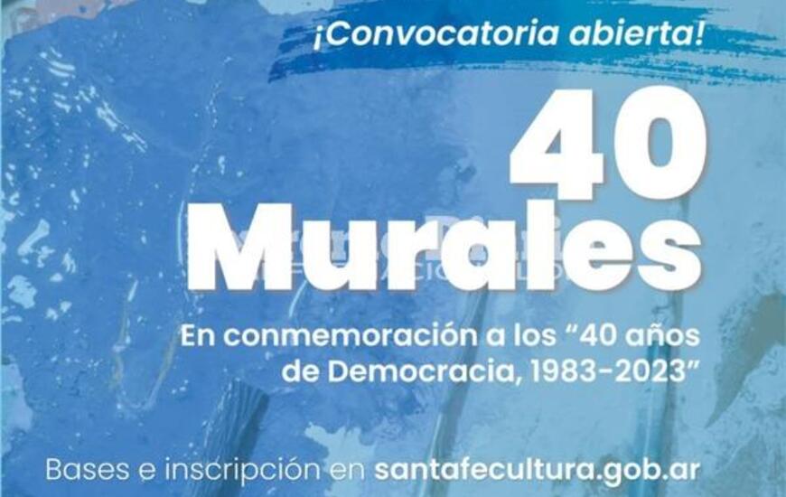 Imagen de Fighiera: Convocatoria abierta para los 40 Murales