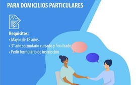Imagen de Inscripci&oacute;n abierta para curso de Acompa&ntilde;antes No Terap&eacute;uticos para domicilios particulares en General Lagos.