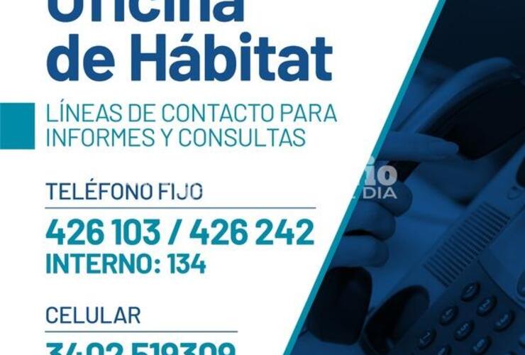 Imagen de Oficina de Hábitat: Líneas de  contacto para informes y consultas