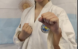 Imagen de Lucila Coletta, clasific&oacute; al Mundial de Taekwondo de Kazajist&aacute;n.