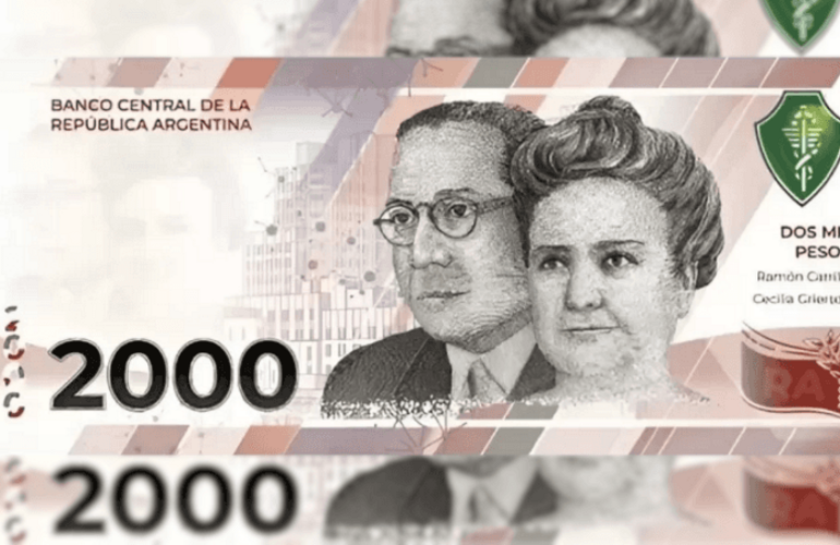 Así será el billete de $2000 pesos.