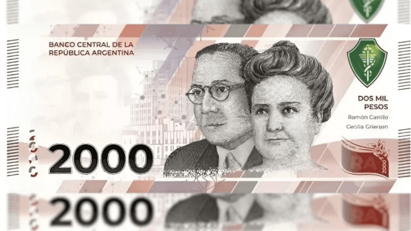 As&iacute; ser&aacute; el billete de $2000 pesos.