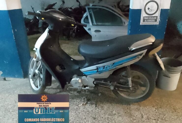 Imagen de Secuestran moto y la trasladan a la comisaría