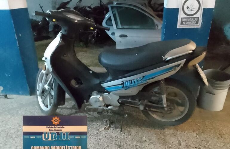 Imagen de Secuestran moto y la trasladan a la comisaría