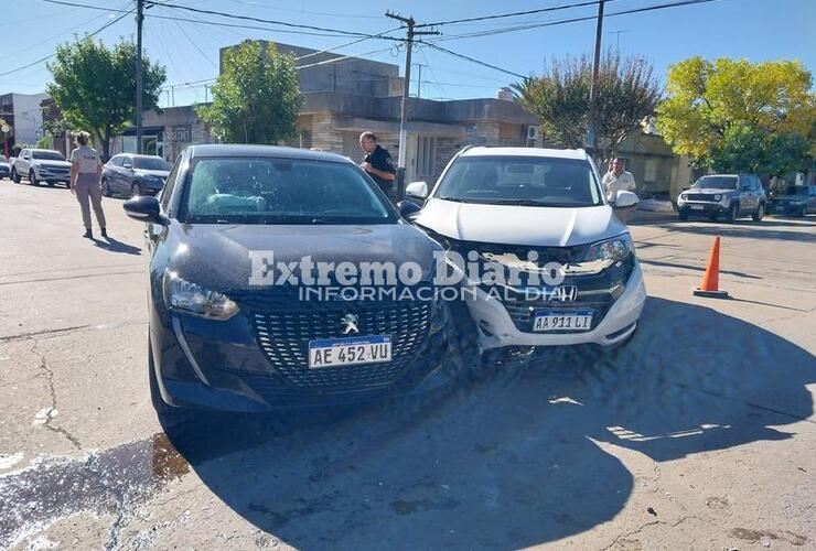 Imagen de Choque en zona centro