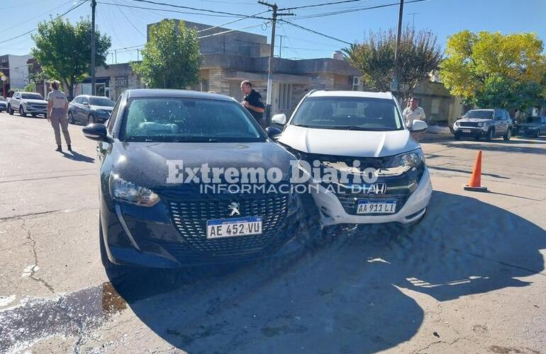 Imagen de Choque en zona centro