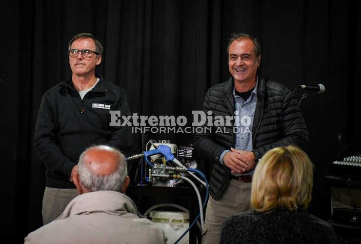 Imagen de Alvear: Presentación y demostración del sistema Water Mist.