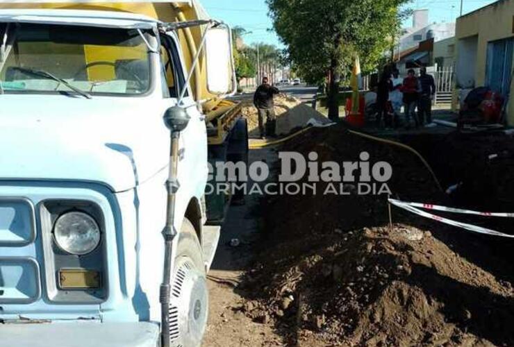 Imagen de Obras Públicas: Recambio y arreglo en el sistema de cloacas