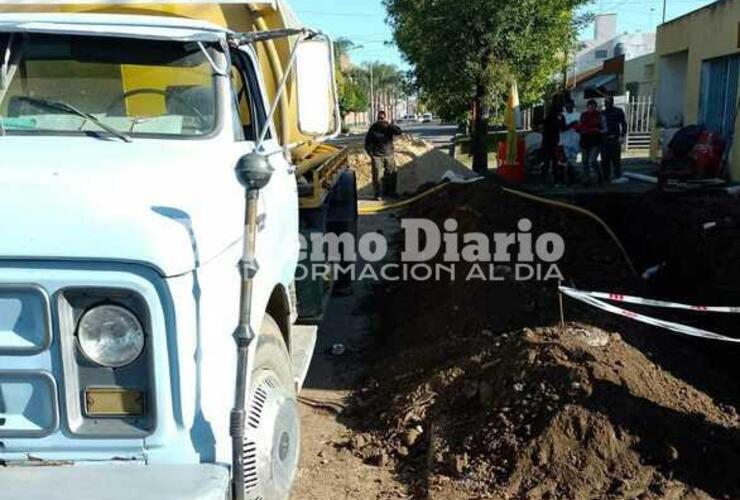 Imagen de Obras P&uacute;blicas: Recambio y arreglo en el sistema de cloacas