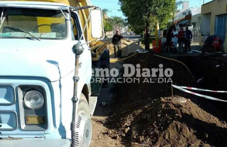 Imagen de Obras Públicas: Recambio y arreglo en el sistema de cloacas