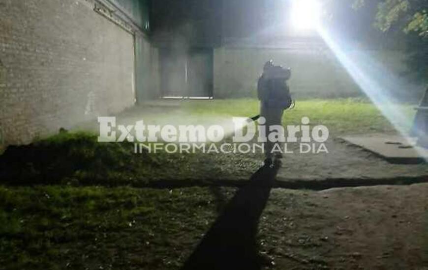 Imagen de Fumigaci&oacute;n contra los mosquitos en las escuelas de Arroyo Seco