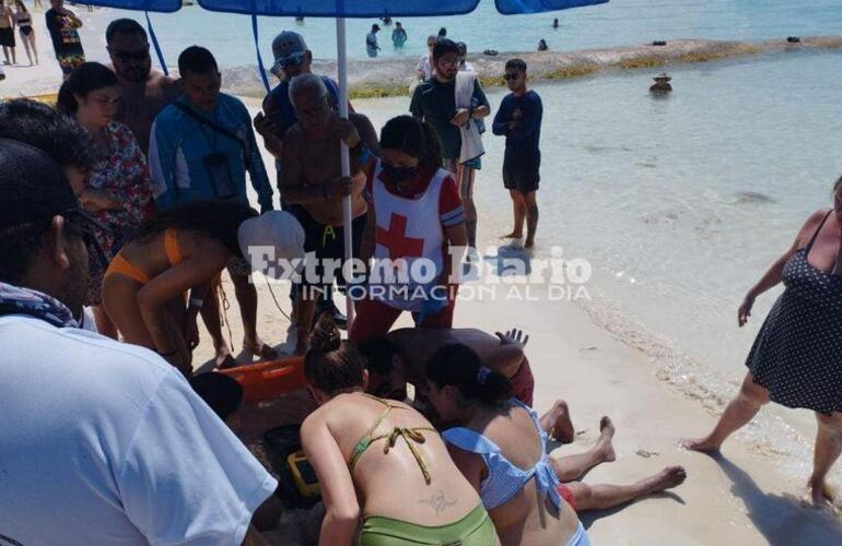 Imagen de Murió un turista argentino en una playa de México por un aparente infarto