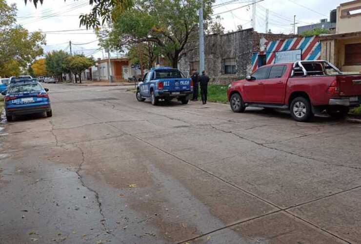 Personal policial se encuentra en el lugar.