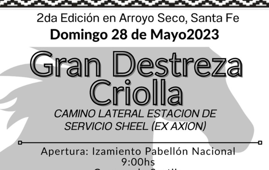 Imagen de Ahora s&iacute;: Ya tiene fecha la 2da Edici&oacute;n de la Gran Destreza Criolla