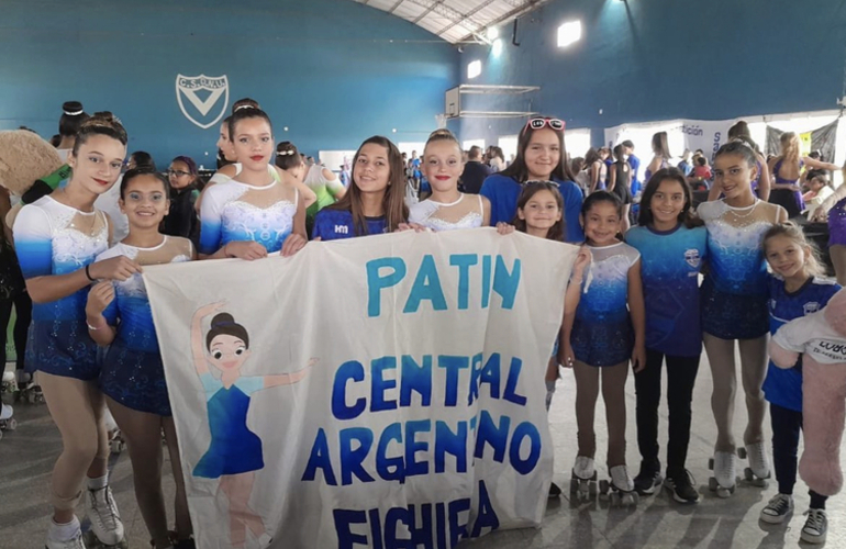 Imagen de El patín de Central Argentino, brilló en Pérez.