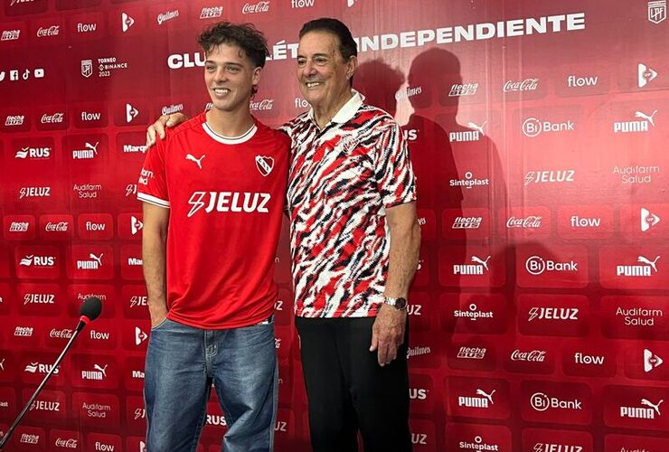 Imagen de Santiago Maratea presentó la colecta en Independiente y ya recaudó $220.000.000