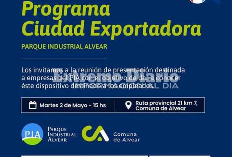 Imagen de Presentación del programa “Ciudad Exportadora” en Alvear