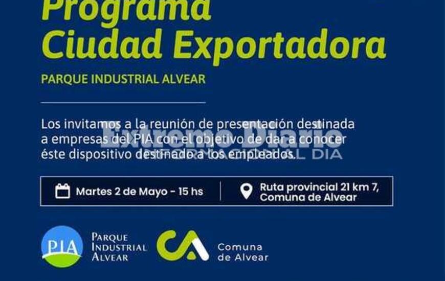 Imagen de Presentaci&oacute;n del programa �Ciudad Exportadora� en Alvear