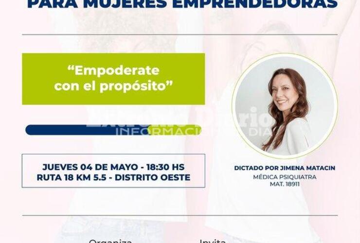 Imagen de Capacitación para mujeres emprendedoras en Alvear