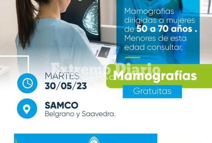 Imagen de Jornada de mamografías gratuitas en Fighiera