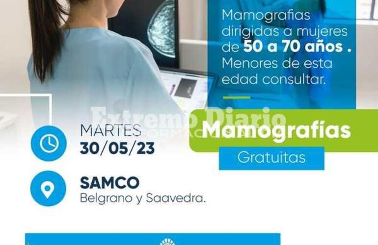 Imagen de Jornada de mamografías gratuitas en Fighiera