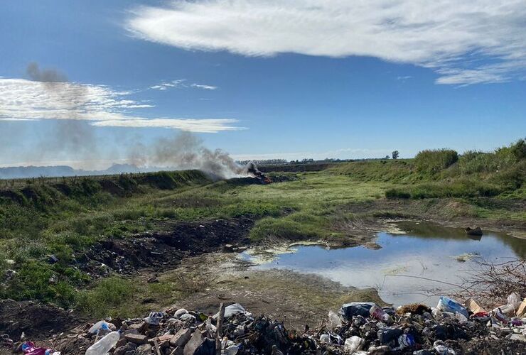 El fuego se controló rápidamente.