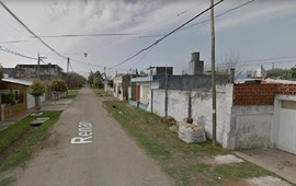 La cuadra de Renan al 200, donde fue baleado el hombre de 39 a&ntilde;os. (Imagen Google Street View)