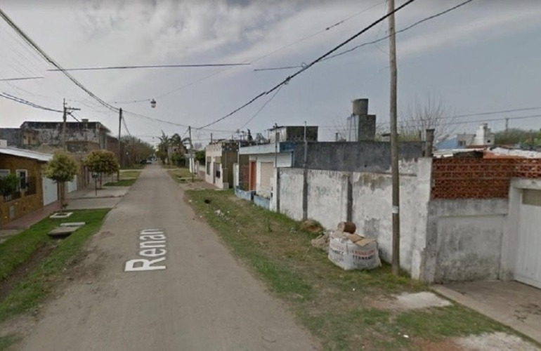 La cuadra de Renan al 200, donde fue baleado el hombre de 39 años. (Imagen Google Street View)