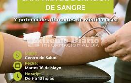 Imagen de Campa&ntilde;a de donaci&oacute;n de sangre y m&eacute;dula &oacute;sea en Alvear