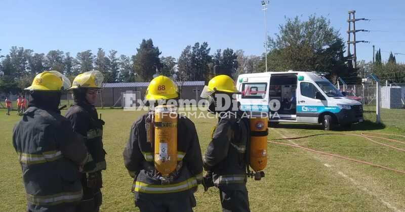 Imagen de Bomberos: Protocolo de prevenci&oacute;n para la llegada de Omar Perotti a Lagos
