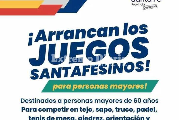 Imagen de Abrió la inscripción para los Juegos Santafesinos destinado a personas mayores