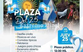 Imagen de 25 de Mayo: �Todos a la Plaza� en Fighiera