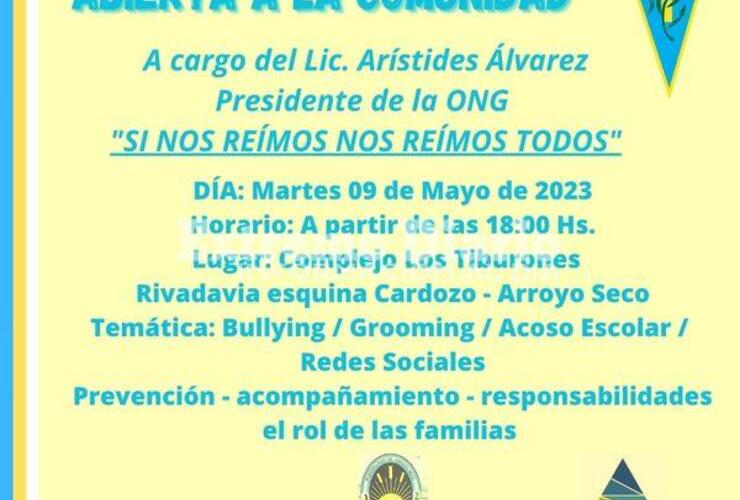 Imagen de Charla abierta a la comunidad: �Si nos re&iacute;mos nos re&iacute;mos todos�