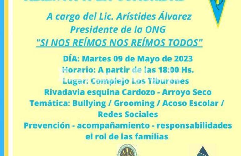 Imagen de Charla abierta a la comunidad: �Si nos re&iacute;mos nos re&iacute;mos todos�