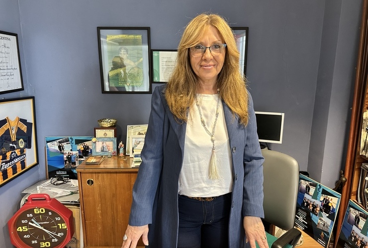 Imagen de Claudia Giaccone visit&oacute; Arroyo Seco y confirm&oacute; su candidatura a Diputada Provincial.