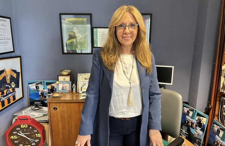 Imagen de Claudia Giaccone visit&oacute; Arroyo Seco y confirm&oacute; su candidatura a Diputada Provincial.