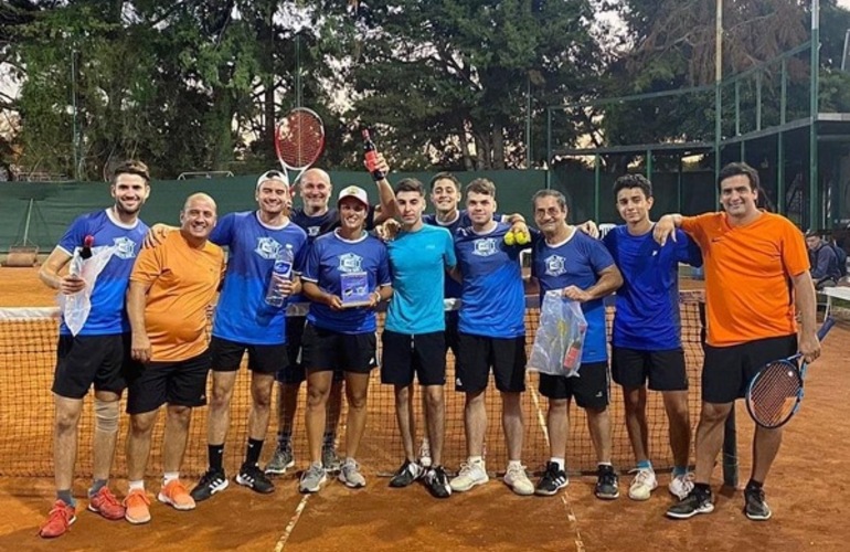 Imagen de El tenis masculino de A.S.A.C. compitió en el Encuentro Interclubes en Villa Constitución.